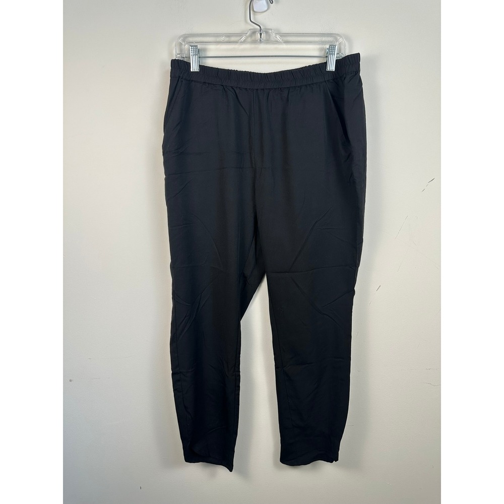 Marine Layer Allison Pant Large Black Olive Very Good Bundle 2 Modal Stretch - Picture 6 of 10